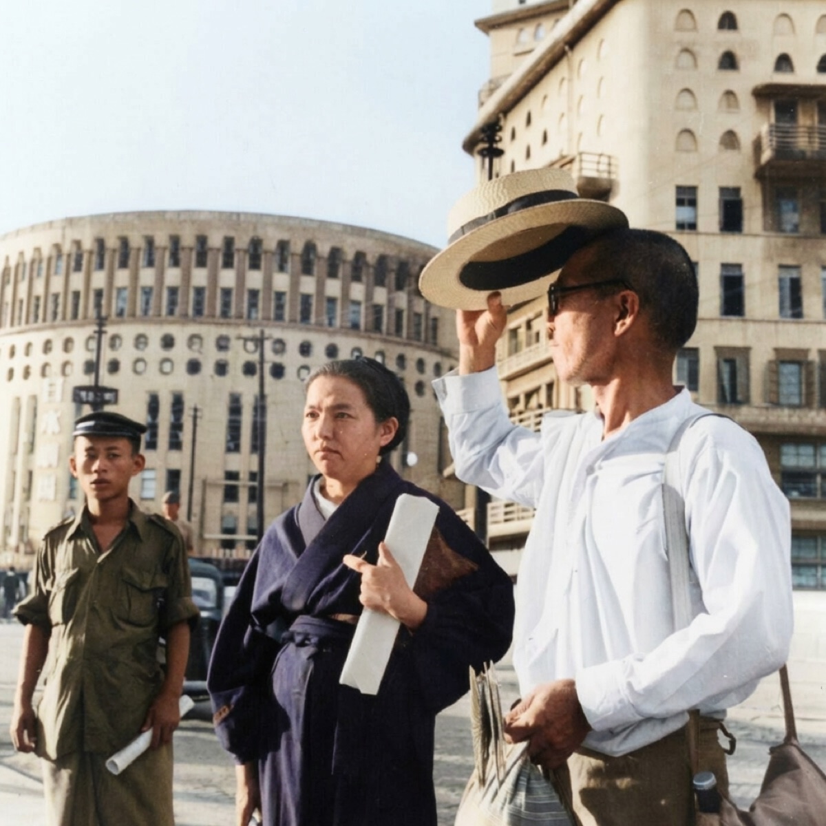 東京の街角 AIカラー化
